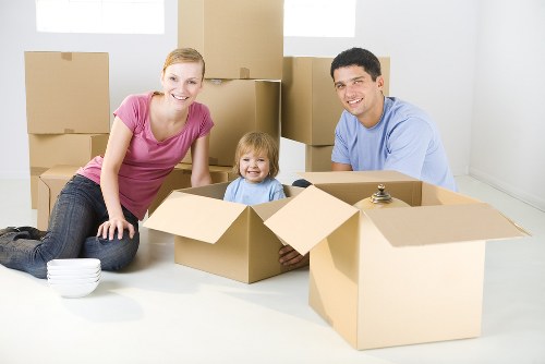Mobile self storage container delivered in Uppernorwood for convenient packing