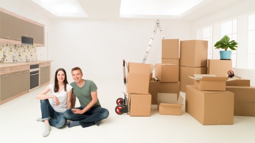 Space-saving office storage in Uppernorwood with shelving and cupboards