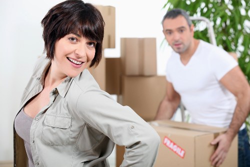 Professional packing and furniture handling during a local removal service