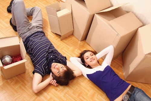 Household belongings prepared for local removals in Uppernorwood